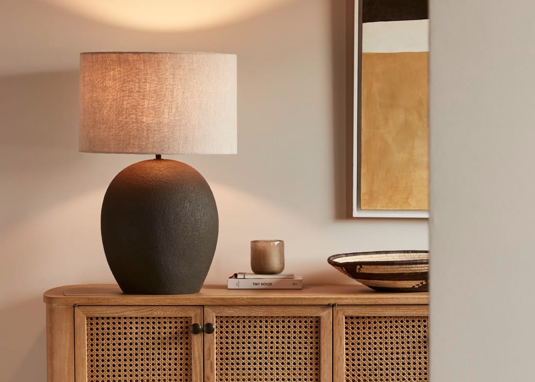 Shine Light World -Shine Light World 575397 slatey table lamp large 0