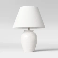 Turned Ceramic Table Lamp White - Threshold™ 9 Turned Ceramic Table Lamp White - Threshold™ -Shine Light World GUEST 0c5fcf73 910a 479f a8ce c7fb931048d7 1