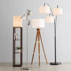 Oak Wood Tripod Floor Lamp Dark Brown - Threshold™ 17 Oak Wood Tripod Floor Lamp Dark Brown - Threshold™ -Shine Light World GUEST 12eb9924 86da 4a28 9eaa 3aaed057f6ef