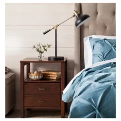 Crosby Schoolhouse Desk Lamp Black - Threshold™: Adjustable Stand, ETL Listed, Metal Shade, No Assembly Required -Shine Light World GUEST 1388b42a 2687 4f58 b287 a20b4e78563e