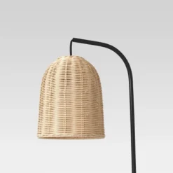 Addison Rattan Table Lamp Brown - Threshold™ -Shine Light World GUEST 18115be0 d520 4a1b 8ec5 a1ebd57528ae