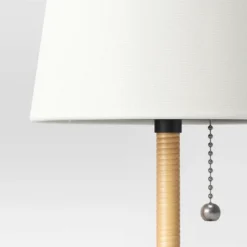 Mini Rattan Wrap Stick Table Lamp Black - Threshold™ -Shine Light World GUEST 23f69041 9211 486b 87e7 99448e340ae7