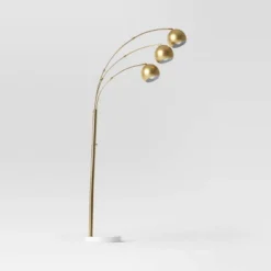 Span 3-Head Metal Globe Floor Lamp Brass - Threshold™ -Shine Light World GUEST 25c89e1c 2284 46d0 ba6a 2997e5644fb1
