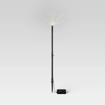 3pk Starburst Dandelion Sprig Battery LED Outdoor Light Stakes Black/White - Threshold™ 2 3pk Starburst Dandelion Sprig Battery LED Outdoor Light Stakes Black/White - Threshold™ - Image 2