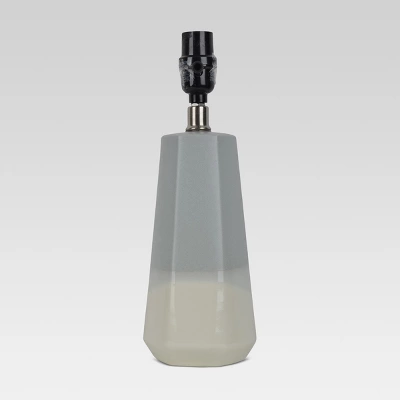 Dipped Ceramic Small Lamp Base Blue/White - Threshold™