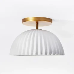 Scalloped Semi-Flush Mount Ceiling Light - Threshold™ Designed With Studio McGee -Shine Light World GUEST 4db2ffb8 6162 4f4e 857b 3d8bb79181a2