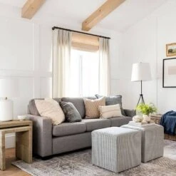 24"x16" Ceramic Assembled Table Lamp White - Threshold™ Designed With Studio McGee: Ribbed Design, Dimmable, UL Listed -Shine Light World GUEST 548a16a0 2967 44c4 9a6c 37bf35f00743