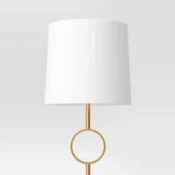 Metal Ring Floor Lamp Brass (Includes LED Light Bulb) - Threshold™ -Shine Light World GUEST 562caccf d902 40af 8c30 977005b51350