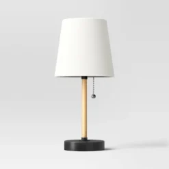 Mini Rattan Wrap Stick Table Lamp Black - Threshold™ -Shine Light World GUEST 64872074 519f 4dc9 9c41 eaa5ffad99e8