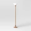 Torchiere Floor Lamp Natural Brown - Threshold™