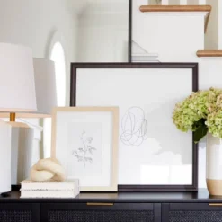 24"x16" Ceramic Assembled Table Lamp White - Threshold™ Designed With Studio McGee: Ribbed Design, Dimmable, UL Listed -Shine Light World GUEST 862758d2 f18e 4ba1 98a4 da4873e89a62