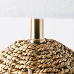 Large Seagrass Table Lamp (Includes LED Light Bulb) Natural - Threshold™ Designed With Studio McGee -Shine Light World GUEST 8910b0d9 dd14 4b6d 9a8c 4dbdb1950677