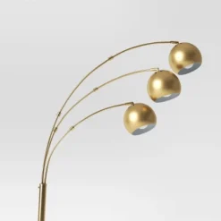 Span 3-Head Metal Globe Floor Lamp Brass - Threshold™ -Shine Light World GUEST 8e157d15 c278 49ac 9708 273e760dcead