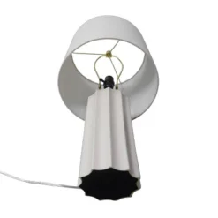 24.75"x13" Ribbed Ceramic Table Lamp Cream - Threshold™: Bedside, Nightstand, No Assembly Required -Shine Light World GUEST 96af7f5c 5062 4a6a 8dda f9010b16724c