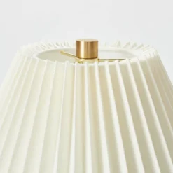 Oval Table Lamp With Pleated Shade (Includes LED Light Bulb) Red - Threshold™ Designed With Studio McGee -Shine Light World GUEST 9f3d6739 964f 4c0e 9fa2 364bd19643ae