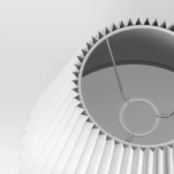 Small Pleated Lamp Shade White - Threshold™: Empire Shape, Cotton/Nylon, 7" H -Shine Light World GUEST aca8373e affe 4fef 83f4 502efb609ad3