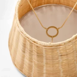 Wicker Lamp Shade Brown - Threshold™ Designed With Studio McGee -Shine Light World GUEST af0f07ff 5884 4191 9e3f 86d2051acea5