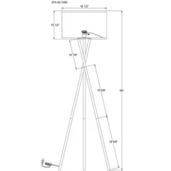 59"x18.5" Modern Tripod Floor Lamp Natural - Threshold™: Linen Shade, Metal Body, ETL Listed, 3-Way Switch 5 59"x18.5" Modern Tripod Floor Lamp Natural - Threshold™: Linen Shade, Metal Body, ETL Listed, 3-Way Switch -Shine Light World GUEST af2274ab cf92 46af 9c12 476a0f182fd4