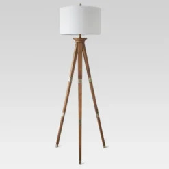 Oak Wood Tripod Floor Lamp Dark Brown - Threshold™ 20 Oak Wood Tripod Floor Lamp Dark Brown - Threshold™ -Shine Light World GUEST b5ab96e0 432f 4e8b 8afb fa38a8c1b3fe