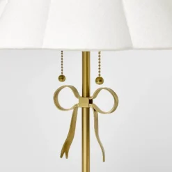 Stick Lamp With Bow Brass - Threshold™ Designed With Studio McGee -Shine Light World GUEST b7c11322 5468 4374 891e f2d065817b03