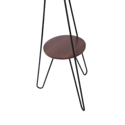 Tripod Shelf Floor Lamp Silver (Includes LED Light Bulb) - Threshold™ -Shine Light World GUEST bbc83daf f671 40cf bc46 e05d5ebab3d1