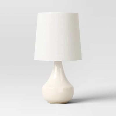 21.75"x11.5" Montreal Wren Assembled Table Lamp White - Threshold™: Ceramic Base, No Assembly Required 1 21.75"x11.5" Montreal Wren Assembled Table Lamp White - Threshold™: Ceramic Base, No Assembly Required