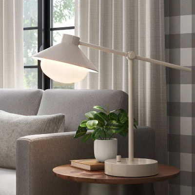 Shaded Orb Task Lamp Cream - Threshold™ 2 Shaded Orb Task Lamp Cream - Threshold™ - Image 2