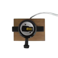 Weston Window Small Lamp Base Black - Threshold™: Modern Rectangle, No Assembly Required, ETL Listed -Shine Light World GUEST d3eed9ba 3ef0 4352 ae04 53a925bdc24e