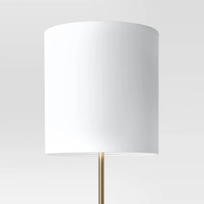 Modern Floor Lamp With Table Brass - Threshold™ 3 Modern Floor Lamp With Table Brass - Threshold™ - Image 3