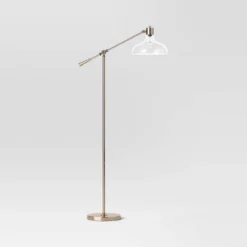 Crosby Bell Floor Lamp Brass With Glass Shade - Threshold™ -Shine Light World GUEST eb367416 a3d2 4943 97b2 f49933c229bb