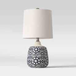 Assembled Ceramic Table Lamp Blue - Threshold™ -Shine Light World GUEST eebdc7b4 b4c2 498c 8aa2 5c9883583dfe