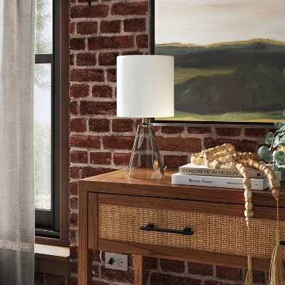 Glass Cone Mini Table Lamp Clear - Threshold™ 2 Glass Cone Mini Table Lamp Clear - Threshold™ - Image 2