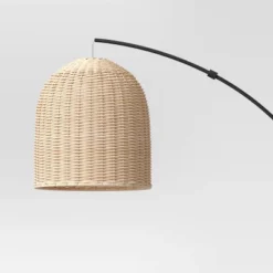 Addison Arc Floor Lamp With Natural Rattan Shade - Threshold™ -Shine Light World GUEST f0a65e9b 915e 44cf b86d b7a12da8e8a2