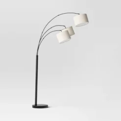 Avenal 3-Head Shaded Arc Floor Lamp Black - Threshold™ -Shine Light World GUEST fe123fcf 6ac6 48b7 bb18 feb836d7775f