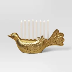 Cast Aluminum Bird Menorah - Threshold™ 5 Cast Aluminum Bird Menorah - Threshold™ -Shine Light World GUEST ffb422b9 d13b 4e1a b849 bcc17acef58a